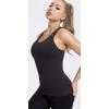 imageRUNNING GIRL Sports Bra for Women CrissCross Back Padded Strappy Sports Bras Medium Support Yoga Bra with Removable CupsEblack