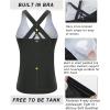 imageRUNNING GIRL Sports Bra for Women CrissCross Back Padded Strappy Sports Bras Medium Support Yoga Bra with Removable CupsEdark Green
