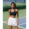 imageRUNNING GIRL Sports Bra for Women MediumHigh Support CrissCross Back Strappy Padded Sports Bras Supportive Workout Tops1black