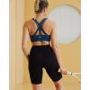 imageRUNNING GIRL Sports Bra for Women MediumHigh Support CrissCross Back Strappy Padded Sports Bras Supportive Workout Tops1dark Blue