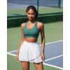 imageRUNNING GIRL Sports Bra for Women MediumHigh Support CrissCross Back Strappy Padded Sports Bras Supportive Workout Tops1green