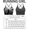 imageRUNNING GIRL Sports Bras for WomenSexy Crisscross Back Seamless Padded Sports Bra Medium Support with Removable PadsAtie Dye Grey