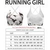 imageRUNNING GIRL Sports Bras for WomenSexy Crisscross Back Seamless Padded Sports Bra Medium Support with Removable PadsAtie Dye White