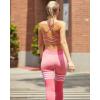 imageRUNNING GIRL Sports Bras for WomenSexy Crisscross Back Seamless Padded Sports Bra Medium Support with Removable PadsHot Pink