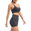 imageRUNNING GIRL Sports Bras for WomenSexy Crisscross Back Seamless Padded Sports Bra Medium Support with Removable PadsZgrey Set