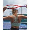 imageRUNNING GIRL Strappy Sports Bra for Women Sexy Crisscross Back Light Support Yoga Bra with Removable Cups1green