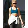 imageRUNNING GIRL Strappy Sports Bra for Women Sexy Crisscross Back Light Support Yoga Bra with Removable Cups2nave Blue