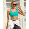 imageRUNNING GIRL Strappy Sports Bra for Women Sexy Crisscross Back Light Support Yoga Bra with Removable Cups2vivid Green