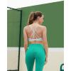 imageRUNNING GIRL Strappy Sports Bra for Women Sexy Crisscross Back Light Support Yoga Bra with Removable Cups3white