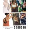 imageRUNNING GIRL Strappy Sports Bra for Women Sexy Crisscross Back Light Support Yoga Bra with Removable CupsBlack