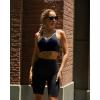 imageRUNNING GIRL Strappy Sports Bra for Women Sexy Crisscross Back Light Support Yoga Bra with Removable CupsBlack