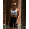 imageRUNNING GIRL Strappy Sports Bra for Women Sexy Crisscross Back Light Support Yoga Bra with Removable CupsGreen