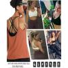 imageRUNNING GIRL Strappy Sports Bra for Women Sexy Crisscross Back Light Support Yoga Bra with Removable CupsPurple