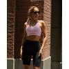imageRUNNING GIRL Strappy Sports Bra for Women Sexy Crisscross Back Light Support Yoga Bra with Removable CupsPurple