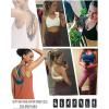 imageRUNNING GIRL Strappy Sports Bra for Women Sexy Crisscross Back Light Support Yoga Bra with Removable CupsTeal