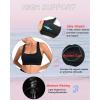 imageRUNNING GIRL High Impact Sports Bras for WomenSquare Neck High Support Bra Moulded Cup Racerback Workout BraAblack