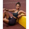 imageRUNNING GIRL High Impact Sports Bras for WomenSquare Neck High Support Bra Moulded Cup Racerback Workout BraBblack