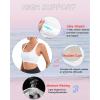 imageRUNNING GIRL High Impact Sports Bras for WomenSquare Neck High Support Bra Moulded Cup Racerback Workout BraBwhite