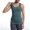 imageRUNNING GIRL Workout Tank Tops with Built in Bras for WomenCompression Shirt Strappy Back Athletic Yoga TopsAteal Lagoon