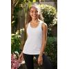 imageRUNNING GIRL Workout Tank Tops with Built in Bras for WomenCompression Shirt Strappy Back Athletic Yoga TopsAwhite