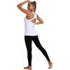 imageRUNNING GIRL Workout Tank Tops with Built in Bras for WomenCompression Shirt Strappy Back Athletic Yoga TopsAwhite