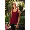 imageRUNNING GIRL Workout Tank Tops with Built in Bras for WomenCompression Shirt Strappy Back Athletic Yoga TopsAwinedred