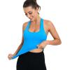 imageRUNNING GIRL Workout Tank Tops with Built in Bras for WomenCompression Shirt Strappy Back Athletic Yoga TopsDbright Blue