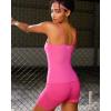 imageRUNNING GIRL Workout Tank Tops with Built in Bras for WomenCompression Shirt Strappy Back Athletic Yoga TopsYpink