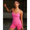 imageRUNNING GIRL Workout Tank Tops with Built in Bras for WomenCompression Shirt Strappy Back Athletic Yoga TopsYpink