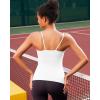 imageRUNNING GIRL Workout Tank Tops with Built in Bras for WomenCompression Shirt Strappy Back Athletic Yoga TopsYwhite