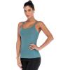 imageRUNNING GIRL Yoga Tank Tops for Women Built in Shelf Bra BC Cups Strappy Back Activewear Workout Compression TopsCice Bule