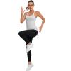 imageRUNNING GIRL Yoga Tank Tops for Women Built in Shelf Bra BC Cups Strappy Back Activewear Workout Compression TopsCice Grey