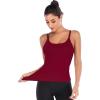 imageRUNNING GIRL Yoga Tank Tops for Women Built in Shelf Bra BC Cups Strappy Back Activewear Workout Compression TopsCred