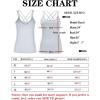 imageRUNNING GIRL Yoga Tank Tops for Women Built in Shelf Bra BC Cups Strappy Back Activewear Workout Compression TopsCwhite