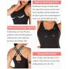 imageRUNNING GIRL Yoga Tank Tops for Women Built in Shelf Bra BC Cups Strappy Back Activewear Workout Compression TopsDblack