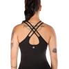 imageRUNNING GIRL Yoga Tank Tops for Women Built in Shelf Bra BC Cups Strappy Back Activewear Workout Compression TopsDblack