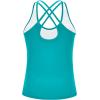 imageRUNNING GIRL Yoga Tank Tops for Women Built in Shelf Bra BC Cups Strappy Back Activewear Workout Compression TopsDelectric Green