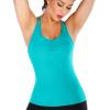 imageRUNNING GIRL Yoga Tank Tops for Women Built in Shelf Bra BC Cups Strappy Back Activewear Workout Compression TopsDelectric Green