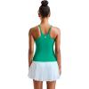 imageRUNNING GIRL Yoga Tank Tops for Women Built in Shelf Bra BC Cups Strappy Back Activewear Workout Compression TopsWbright Green