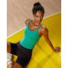 imageRUNNING GIRL Yoga Tank Tops for Women Built in Shelf Bra BC Cups Strappy Back Activewear Workout Compression TopsZgreen