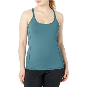 imageRUNNING GIRL Yoga Tank Tops for Women Built in Shelf Bra BC Cups Strappy Back Activewear Workout Compression TopsCice Bule