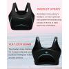 imageRUNNING GIRL High Impact Sports Bras for WomenRacerback Running Bra Workout Crop Tank Tops Longline Sports Bra Push upBlack