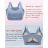 imageRUNNING GIRL High Impact Sports Bras for WomenRacerback Running Bra Workout Crop Tank Tops Longline Sports Bra Push upBlue