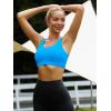 imageRUNNING GIRL High Impact Sports Bras for WomenRacerback Running Bra Workout Crop Tank Tops Longline Sports Bra Push upDbright Blue