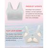 imageRUNNING GIRL High Impact Sports Bras for WomenRacerback Running Bra Workout Crop Tank Tops Longline Sports Bra Push upDice Grey