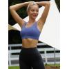 imageRUNNING GIRL High Impact Sports Bras for WomenRacerback Running Bra Workout Crop Tank Tops Longline Sports Bra Push upDviolet