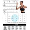 imageRUNNING GIRL High Impact Sports Bras for WomenRacerback Running Bra Workout Crop Tank Tops Longline Sports Bra Push upEblack