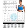 imageRUNNING GIRL High Impact Sports Bras for WomenRacerback Running Bra Workout Crop Tank Tops Longline Sports Bra Push upEbright Blue