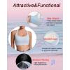 imageRUNNING GIRL High Impact Sports Bras for WomenRacerback Running Bra Workout Crop Tank Tops Longline Sports Bra Push upEicy Grey