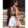 imageRUNNING GIRL High Impact Sports Bras for WomenRacerback Running Bra Workout Crop Tank Tops Longline Sports Bra Push upEwhite